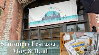 Stationery Fest 2024 | Vlog + Haul | Brooklyn, NY