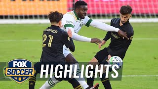 Portland Timbers stun LAFC with late goal to force draw, LAFC falls to 7 seed | 2020 MLS Highlights