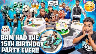 BAM HAD THE BEST 15TH BIRTHDAY PARTY EVER!!
