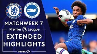 Chelsea v. Brighton | PREMIER LEAGUE HIGHLIGHTS | 9/28/19 | NBC Sports