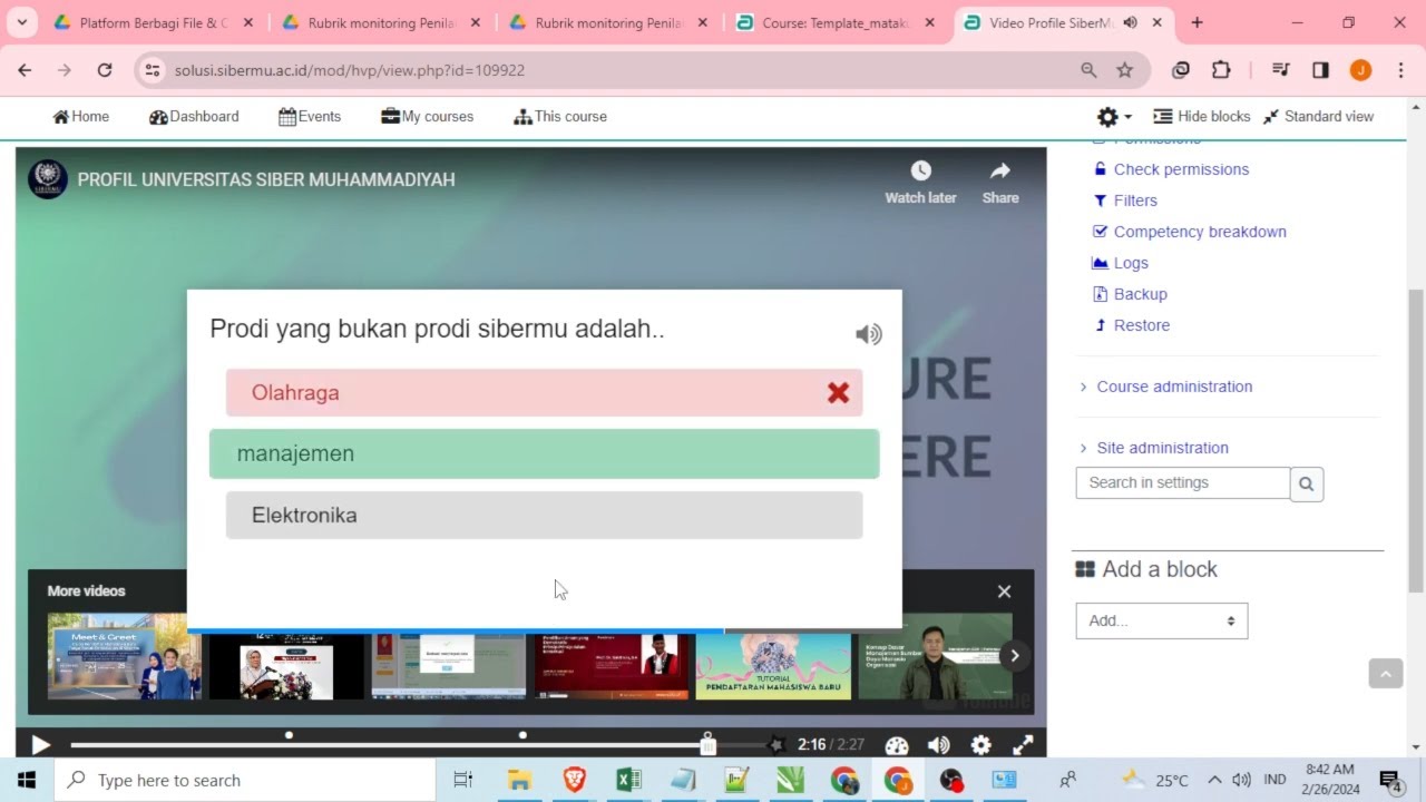 Cara Membuat Video Interaktif Di Moodle Menggunakan Plugin H5p Youtube
