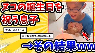 【2ch動物スレ】ネッコの1歳の誕生日会を開く息子が可愛すぎる → その結果www