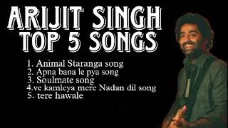 Arjit Singh top 5 Songs #arjitsingh #musicworld #singer #arjit_singh_sad_song_status #musicworld