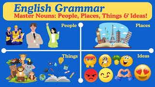 English Grammar | Nouns Quiz 1  | 👉 Master Nouns in English: People, Places, Things \u0026 Ideas! 🎓✨