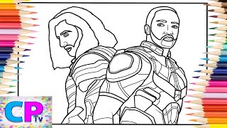 Winter Soldier and Falcon Coloring Pages/Disfigure - Blank [NCS Release]