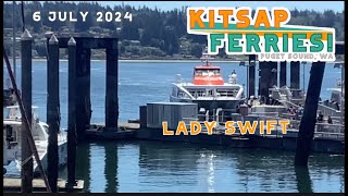 M/V Lady Swift - Arriving, departing (ft. M/V Rich Passage I) (7/6/24)
