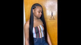 Traditional Side Part Sew In Vrbest Hair Review