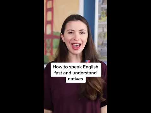 How To Speak English Fast And Understand Natives #Shorts - YouTube