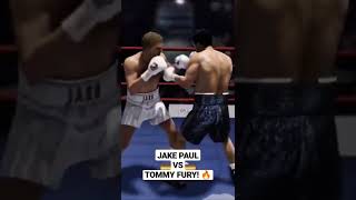 Jake Paul vs Tommy Fury! 🔥 #Shorts | Fight Night Champion Simulation