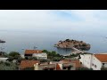 budva beach and sveti nikola island montenegro