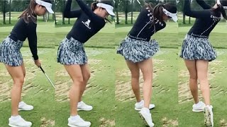 [세로골프TV] 완벽하게 아름다운 스윙 Perfectly Beautiful Swing 👍👍 Tour pro Genevieve Ling 스윙 모음 #genevieveling