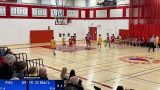 FHS vs St. Mac's (1st Regionals Game) - Feb 8, 2025 at 1200pm