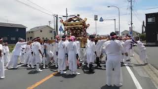 2024年7月14日富浦祭礼　岡本稲荷神社の神輿