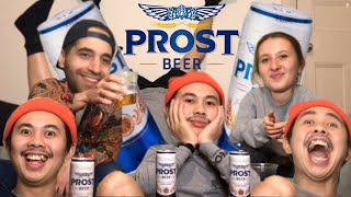 Beer Review PROST BEER | Indonesian Lager | Reviewing with my room mates #ep4