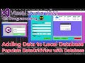 C# Programming-Add records to Database and Add data source to DataGridView with Local Database (MDF)