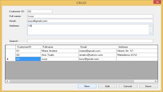 C# Application - Insert Delete Update Select in SQL Server | FoxLearn