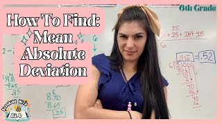 MEAN ABSOLUTE DEVIATION | FINDING MAD | 6th Grade Common Core
