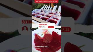 Beetroot Ice Cube \u0026 Juice  #shorts #trending