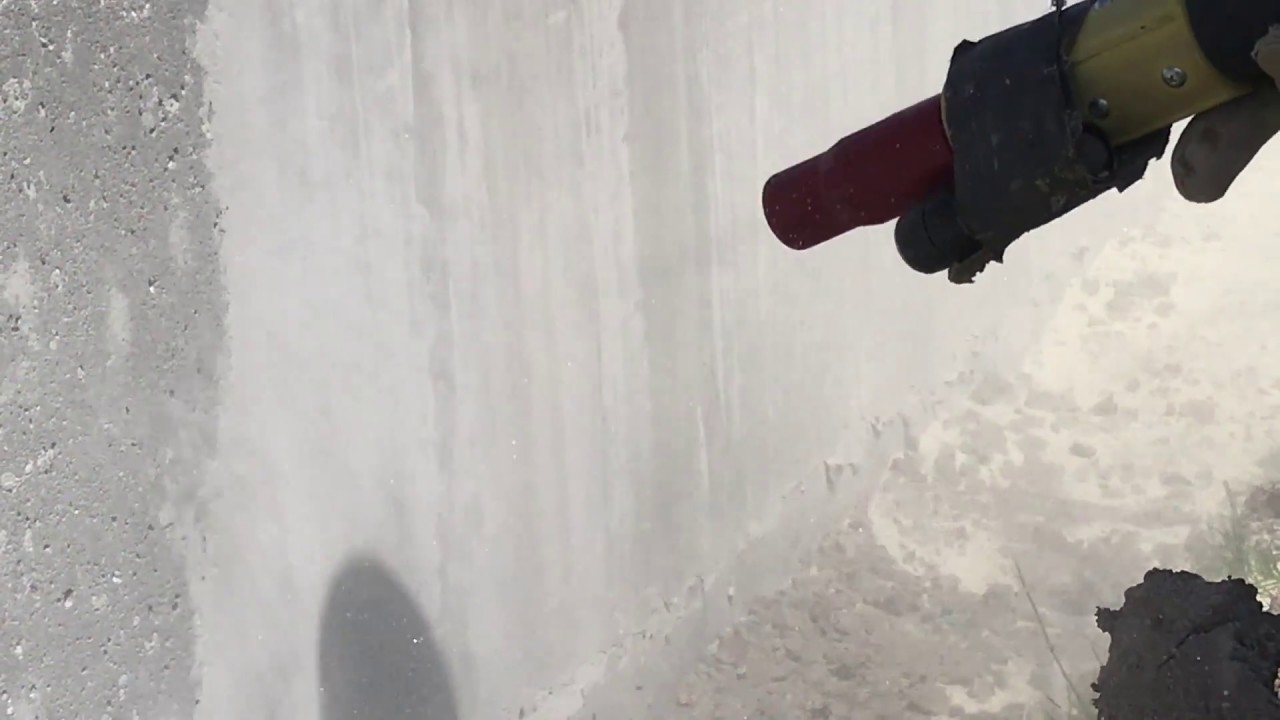 Sandblasting Concrete Pool Sandblasting Youtube