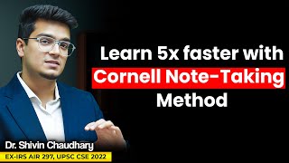 How Cornell Notes Make Your Revision 5x Faster - LIVE Demonstration by Dr. Shivin Chaudhary