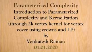 Introduction to Parameterized Complexity and Kernelization