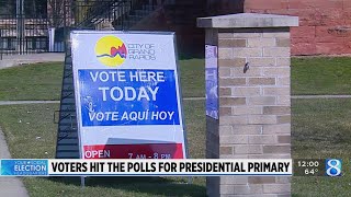 Voters hit the polls for presidential primary