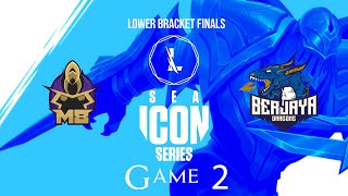 M8HEXA.Gluck vs Berjaya Dragons [Game 2 BO3] Lower Bracket Finals | SEA Icon Series Malaysia