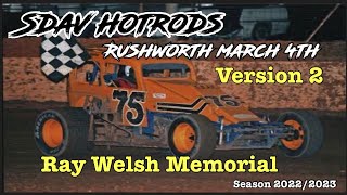 SDAV HOTRODS - RUSHWORTH 2022/2023 - RAY WELSH MEMORIAL - VERSION 2