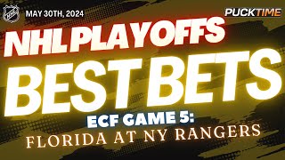2024 NHL Playoffs Picks & Predictions | Florida Panthers vs New York Rangers Game 5 | PuckTime 5/30