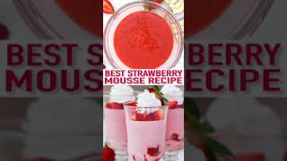 Strawberry Mousse/ The Dessert Food