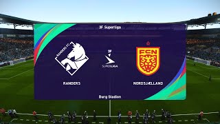 PES 2021 | Randers FC vs Nordsjaelland - Denmark Superliga | 21/02/2021 | 1080p 60FPS