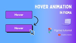 Hover Animation in @Figma | Figma tutorial | product design | figma for beginners