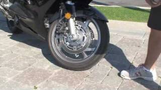 XENA Motorcycle Security TV: XX14 disc-lock alarm on bike