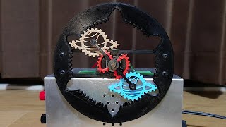 惑星歯車を用いた遊星歯車機構 (Planetary Gear Mechanism with Planet Shaped Gears)