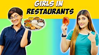 Types Of Girls In A Restaurant | Samreen Ali