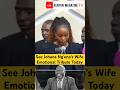 Nayianoi Ntutu wife to late Johana Ng'eno tribute to her late husband MP ngeno today during requiem