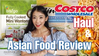 Asian Review Costco bibigo Mini Wontons, Potstickers, Thai Chili Mango Salad|Costco Asian Food \u0026Haul