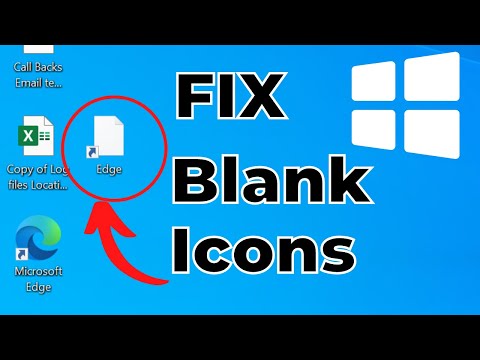 How to Fix Blank White Desktop Shortcut Icons in Windows 10