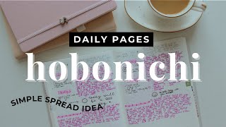 PLAN WITH ME | Hobonichi 2024 Techo Cousin - Planner : How I Use Daily Pages