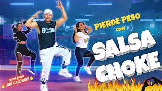 SALSA CHOKE  Zumba 🔥 Cardio Baile Cali flow latino / DANCE WORKOUT