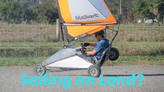 Land Sailing in New Zealand - Christchurch (Blokart)