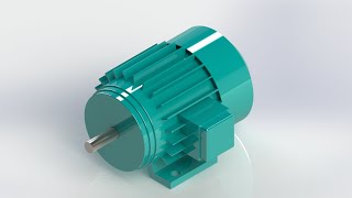 AC motor in solidworks