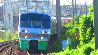 特急『みどり2号』(4002M) 783系運用[CM13]＋[CM21](8両編成) 水城駅通過