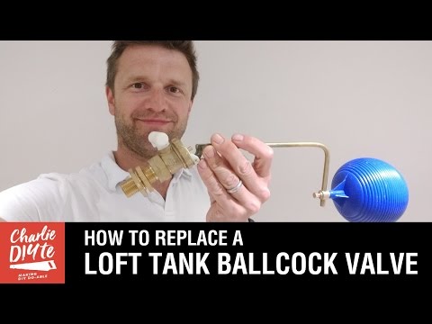 How to Replace a Loft Tank Ballcock Valve How to Replace a Loft Tank Ballcock Valve