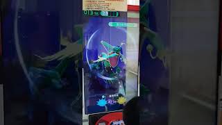 Bruce在Pokémon Gaole Legend 3 寶可夢傳說第三彈使用「5星－超級烈空座」的畫龍點睛攻擊！