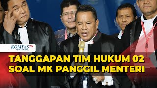 [FULL] Tim Prabowo Gibran Soal Menteri Dipanggil Hingga Tanggapi Saksi di Sidang Sengketa Pilpres