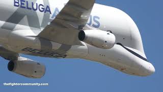 (4K) Airbus Beluga XL Display. Airbus A330-700L. Royal International Air Tattoo 2022.