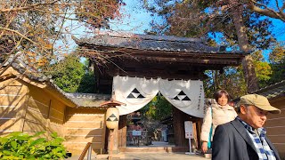 Kamakura walk 2024 - 4K Winter Walking Tour, Japan Street Walk｜4K HDR 60fps