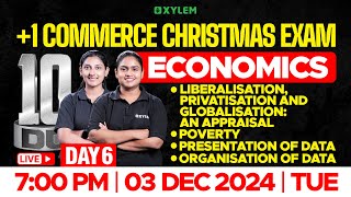 Plus One Commerce - Economics | Poverty, Presentation Of Data, Organisation Of Data | Christmas Exam