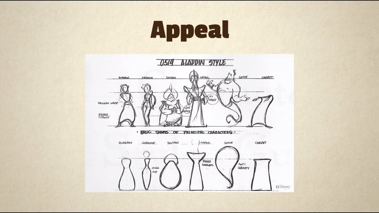 12 Appeal 12 Principles Of Animation Youtube